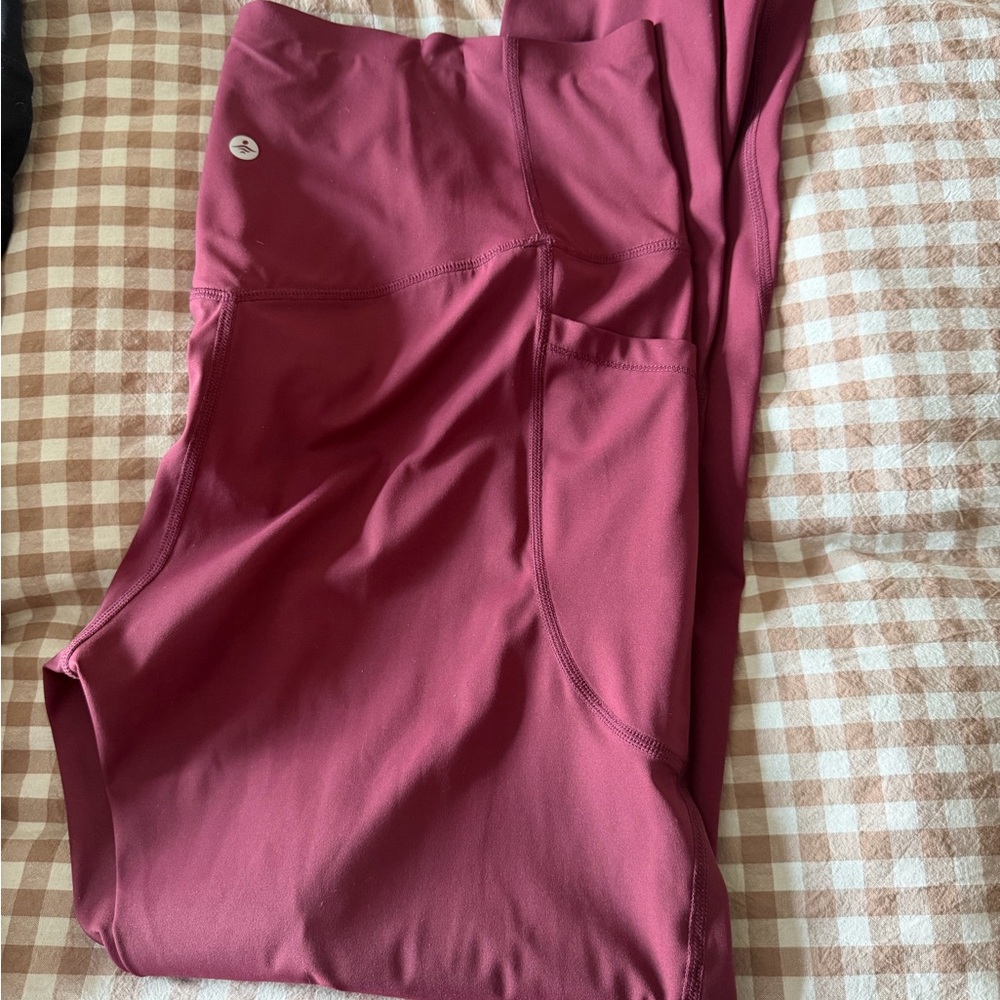Halara Maroon Athletic Leggings